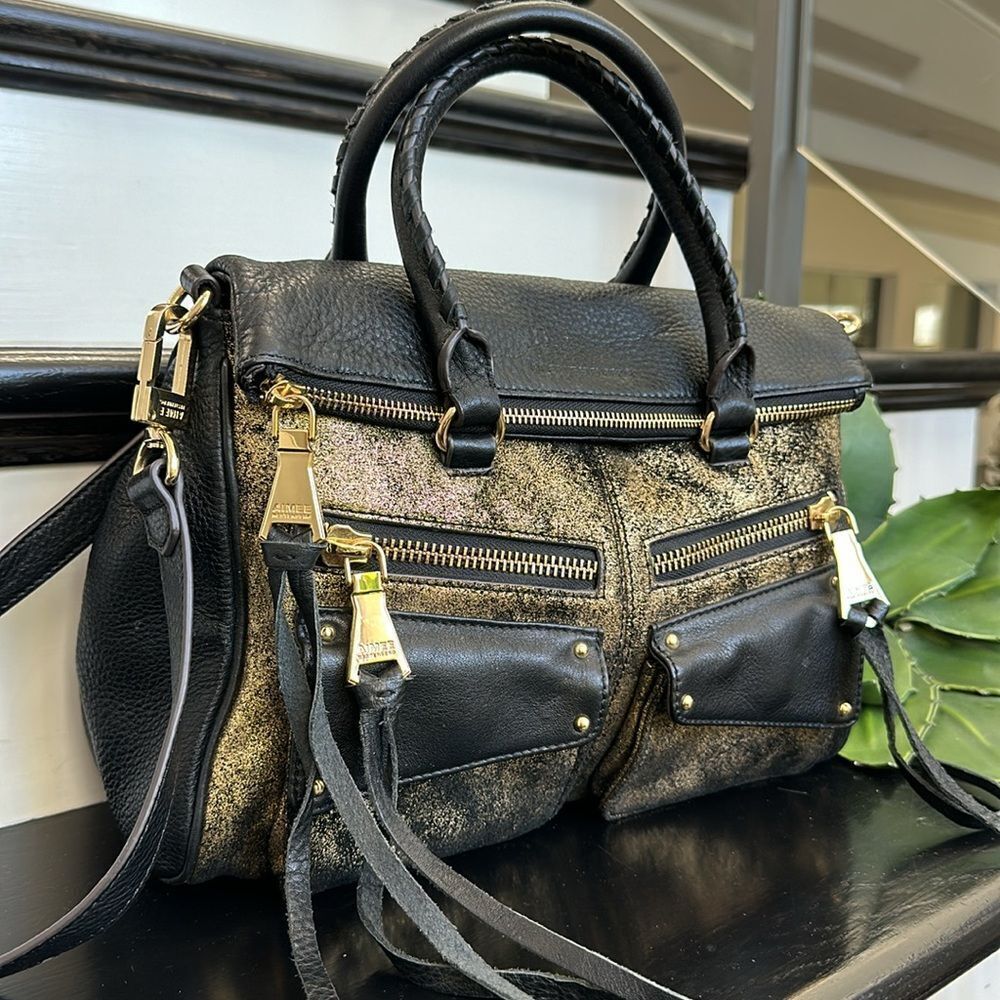 Aimee Kestenberg Black and Gold Women's Bag